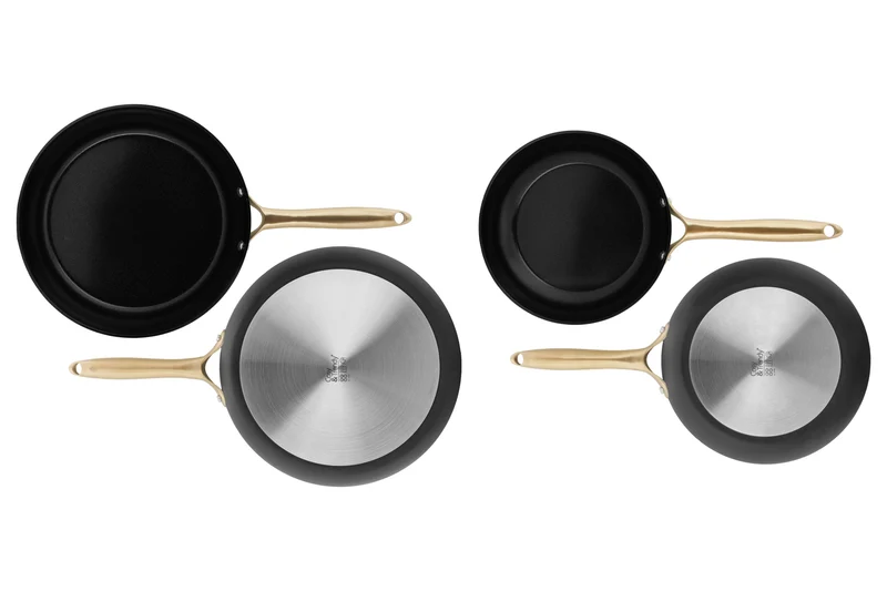 Ensemble de poêles Cookinglife - Poêles à frire - Style - Ø 24/28 cm - 2 pièces