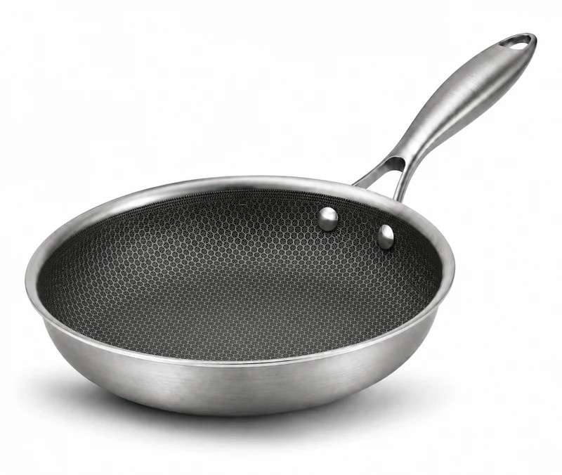 Poêle à Frire Cookinglife HexaCook Hybride ø 24 cm - ANTI-ADHÉSIF - compatible avec toutes les sources de chaleur - revêtement anti-adhésif en céramique