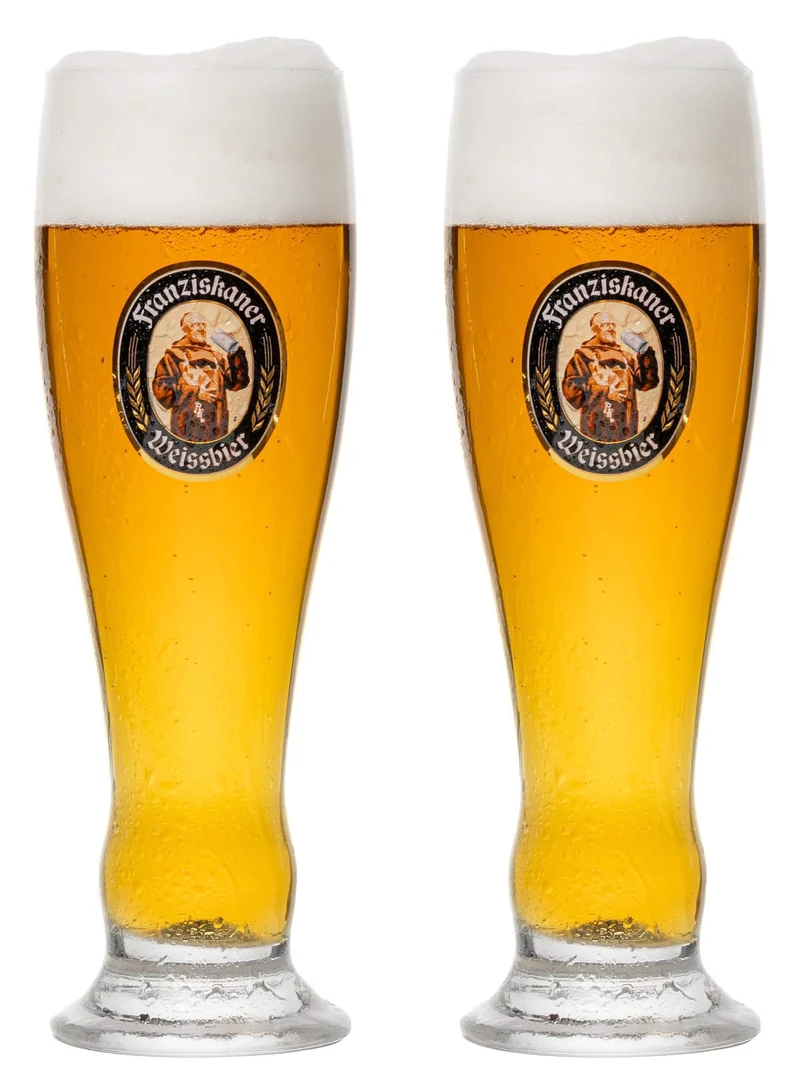Ensemble de verres a bière Franziskaner - Verres Weizen - 50 cl - 2 pièces