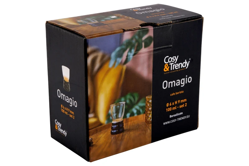 Set de verres a cafe Cosy & Trendy - Verres a espresso - 100 ml - 2 pieces