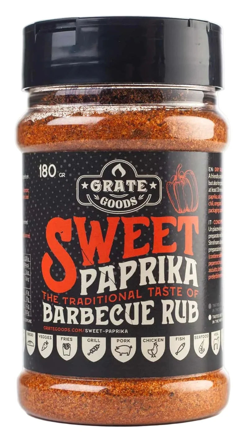 Grate Goods BBQ Rub Sweet Paprika Premium - 180 gram