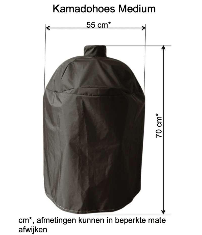 Keij Kamado BBQ Pro Compact Black - 15 pouces