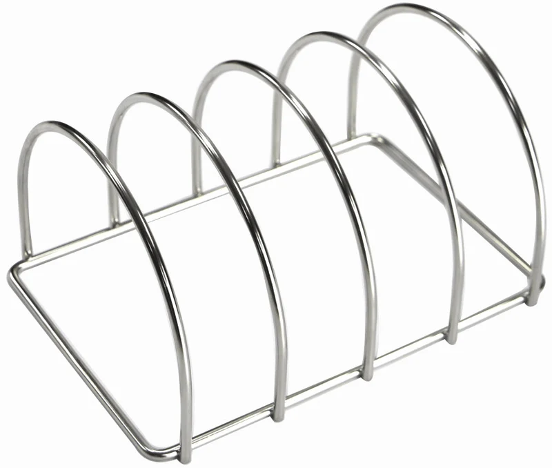 Keij Kamado Sparerib Rek Small Inox 25 cm - Rack pour 4 Spareribs