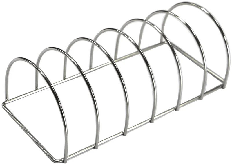 Keij Kamado BBQ Sparerib Rek Large - Inox - pour 6 spareribs
