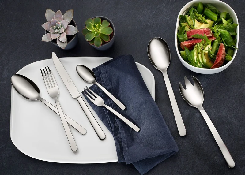 Ensemble de couverts Villeroy & Boch Louis - Acier inoxydable - 68 pièces / 12 personnes
