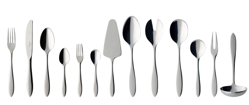 Ensemble de couverts Villeroy & Boch Arthur - Poli - 68 pièces / 12 personnes