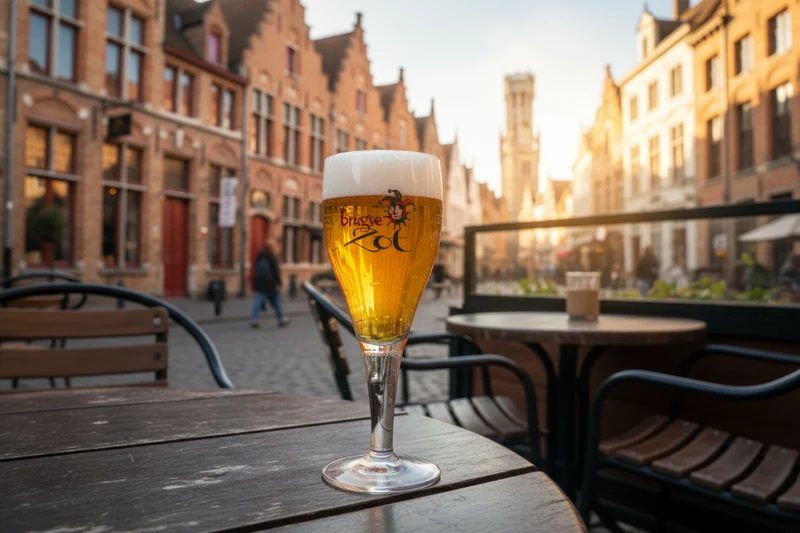 Ensemble de verres à bière Brugse Zot - 330 ml - 4 pièces