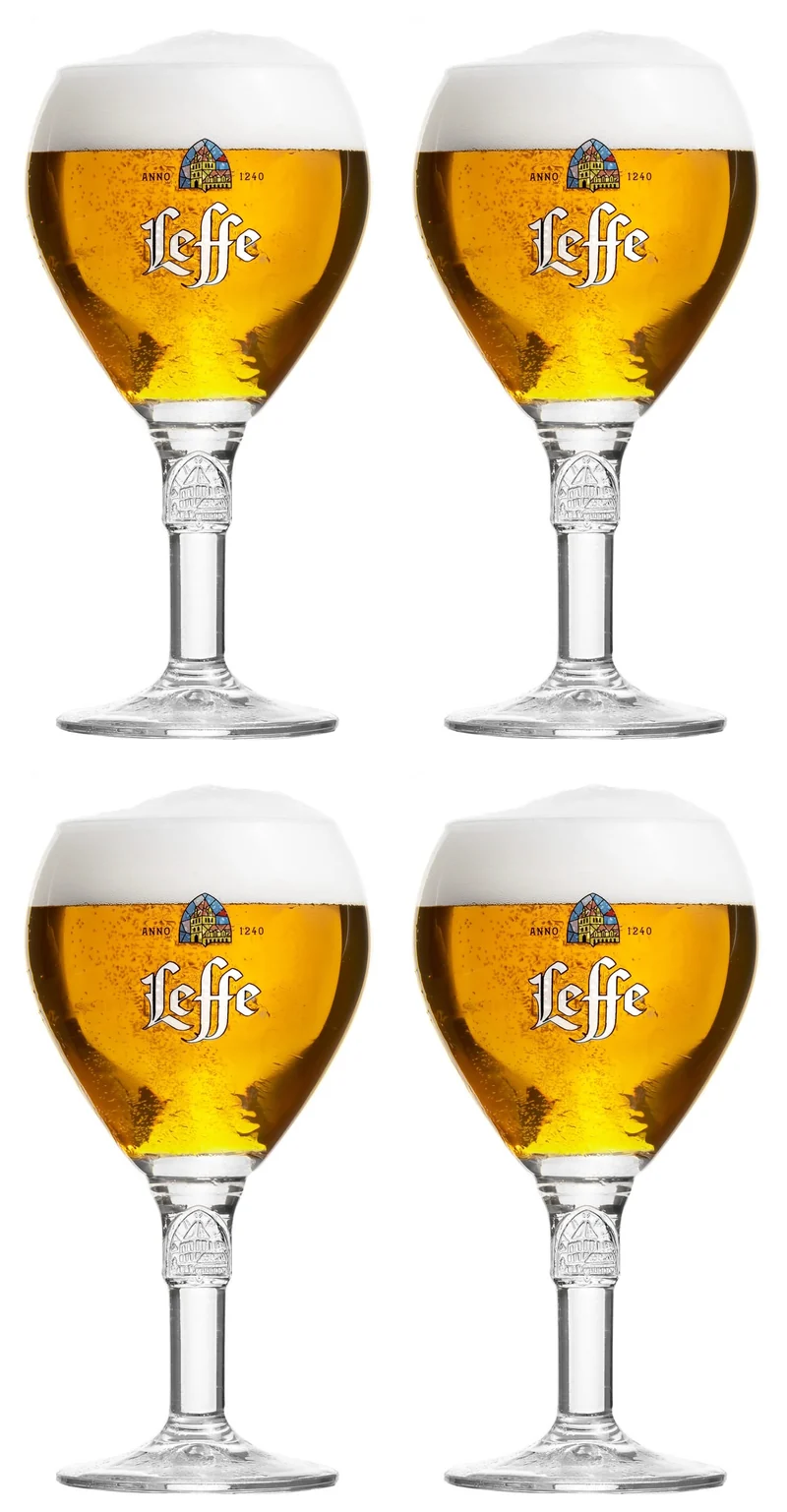 Ensemble de verres a bière Leffe - 250 ml - 4 pièces