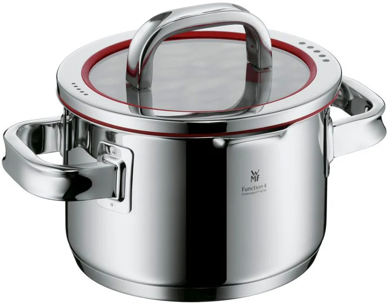 Batterie de casseroles WMF Function 4 - Acier inoxydable - 5 pièces - Casseroles de ø 16, 20, 20 et 24 cm et casserole de ø 16 cm