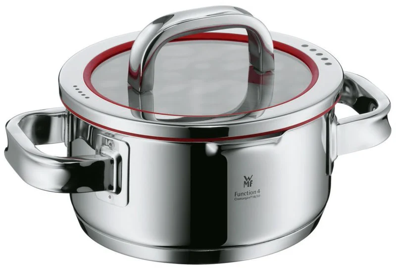 Batterie de casseroles WMF Function 4 - Acier inoxydable - 5 pièces - Casseroles de ø 16, 20, 20 et 24 cm et casserole de ø 16 cm