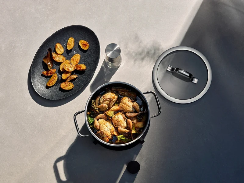 Ensemble de casseroles WMF Fusiontec 2.0 Mineral Pro 4 pièces- Induction - casseroles ø 16, 20, 20, 24 & 16 cm