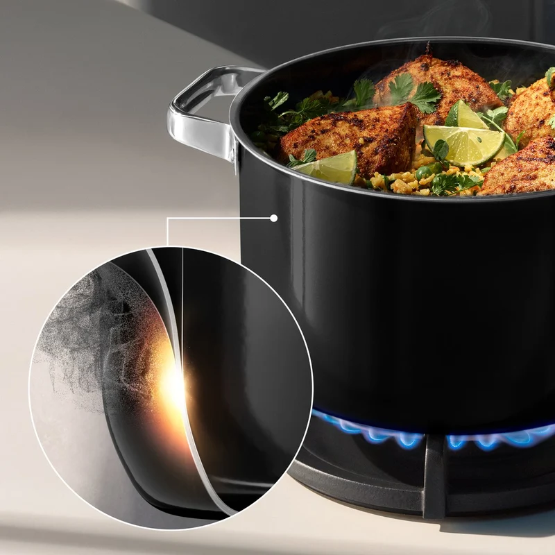 Ensemble de casseroles WMF Fusiontec 2.0 Mineral Pro 4 pièces- Induction - casseroles ø 16, 20, 20, 24 & 16 cm