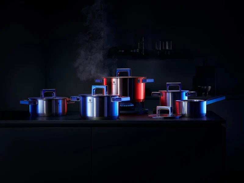 Ensemble de casseroles WMF Ultimate Cool 5 pièces- Induction - casseroles ø 16, 20, 20, 24 & 16 cm