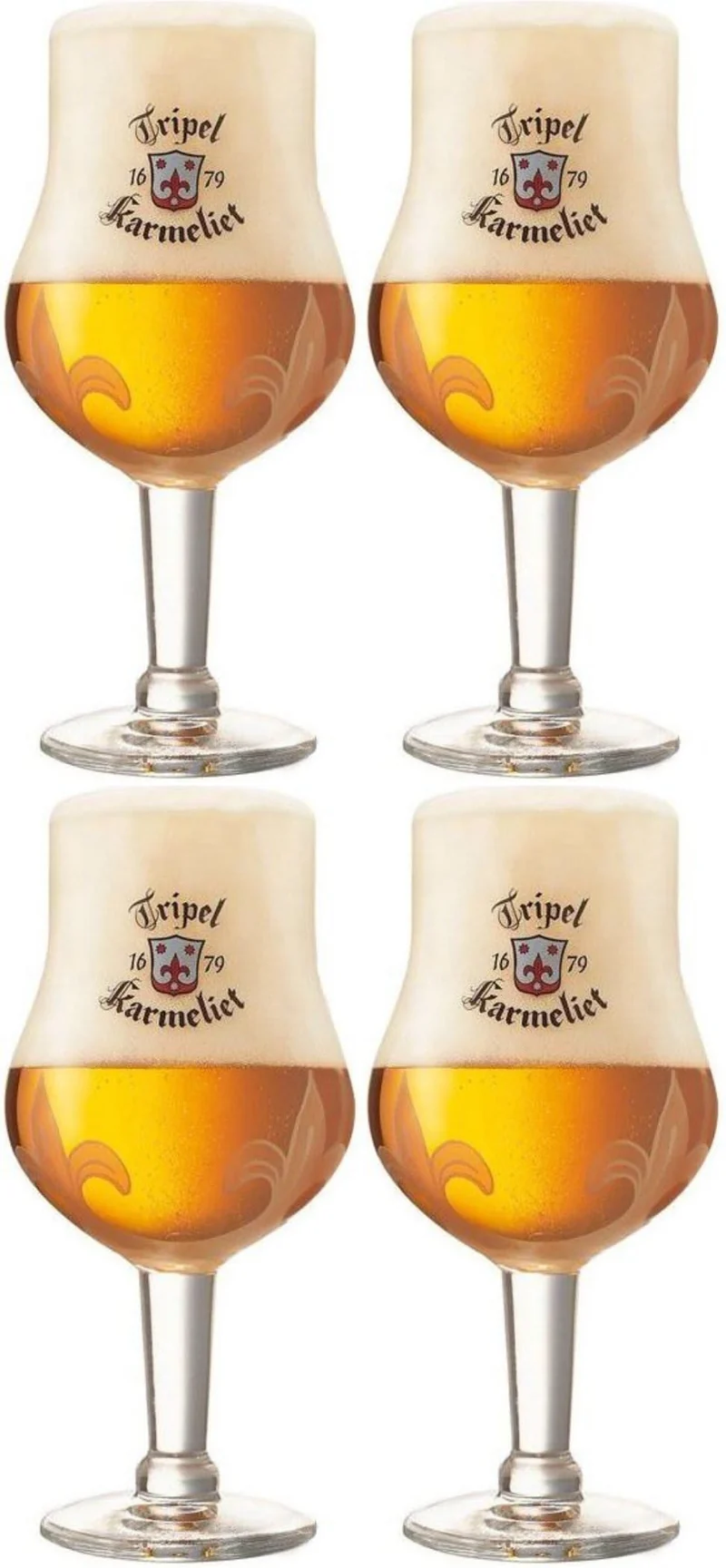 Ensemble de verres à bière Karmeliet - 330 ml - 4 pièces