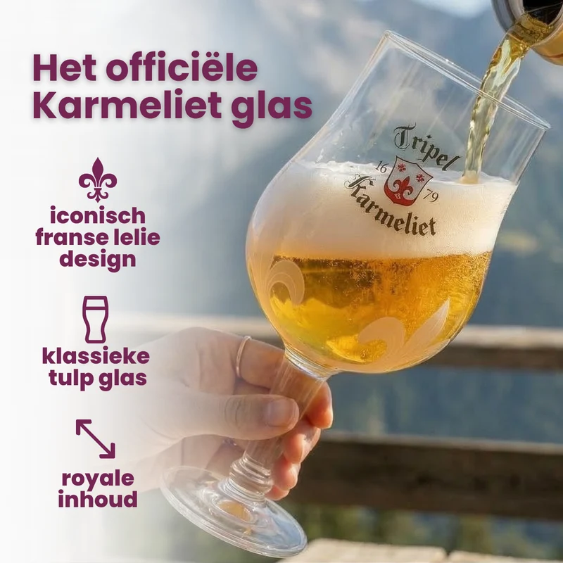 Ensemble de verres à bière Karmeliet - 330 ml - 4 pièces