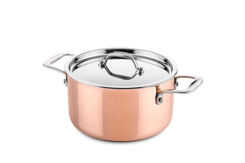 Set de casseroles Ducq - Induction - 3-Ply Cuivre - Ø16-28 cm - 6 pièces