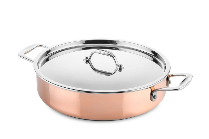 Set de casseroles Ducq - Induction - 3-Ply Cuivre - Ø16-28 cm - 6 pièces