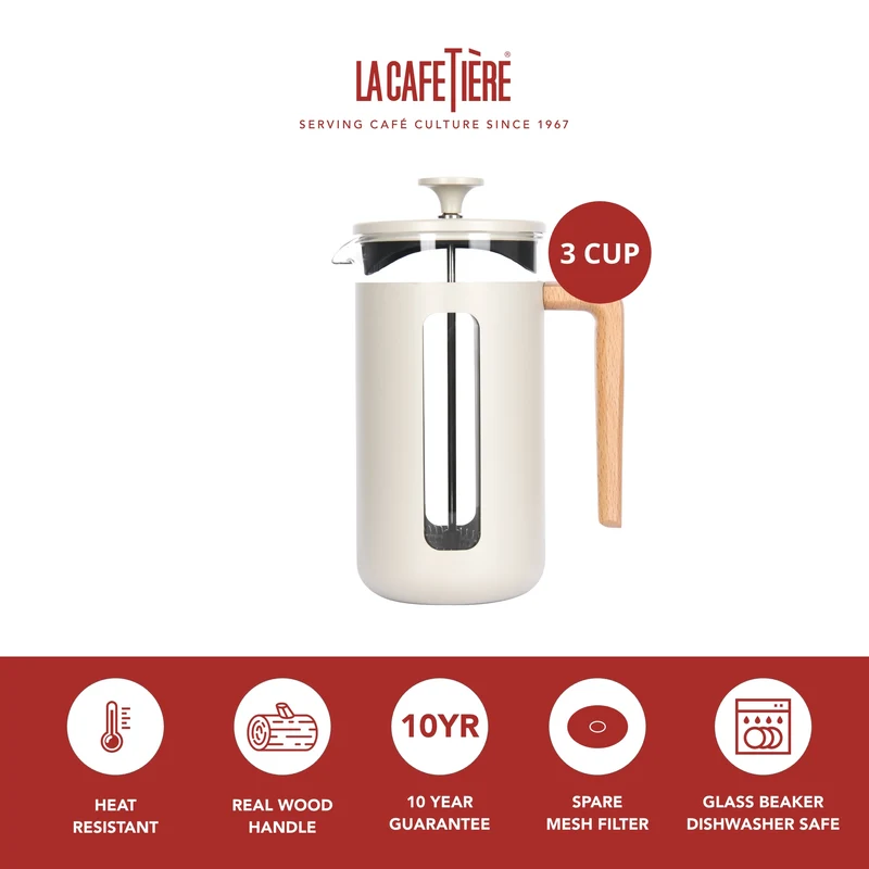 Cafetière La Cafetière - Cafetière a piston - Pisa Latte - 350 ml / 3 Tasses