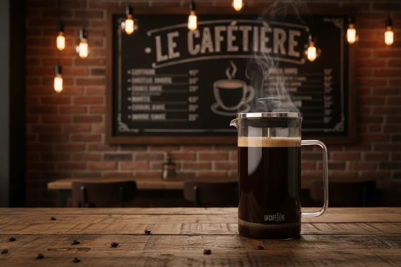 Cafetière La Cafetière - Presse a café - en verre - 1 Litre / 8 Tasses