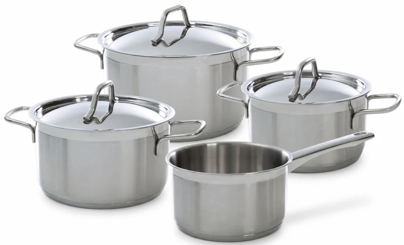 Ensemble de casseroles BK Marmite 4 pièces - en inox - Casseroles ø 16, 18, 20 &16 cm