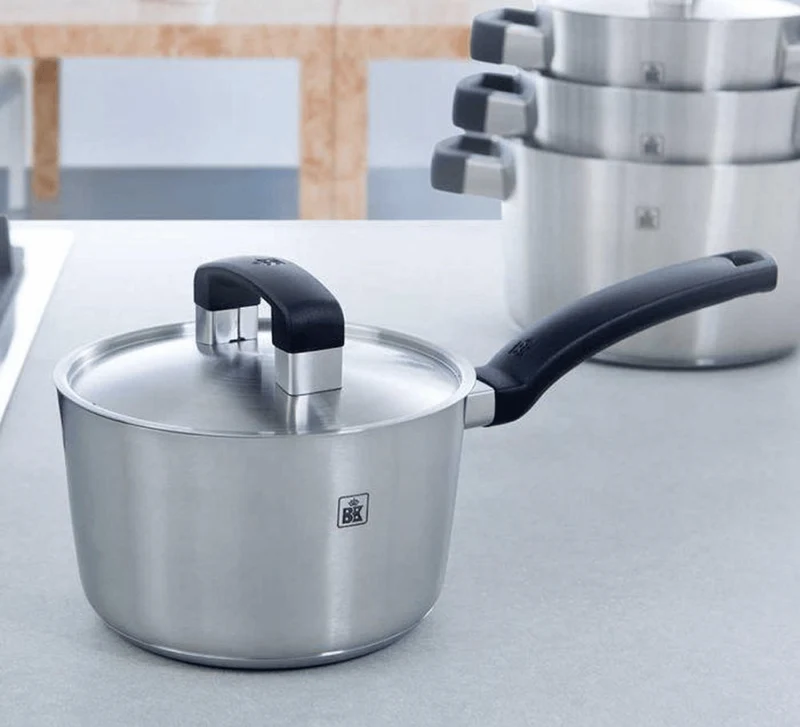 Ensemble de casseroles BK Conical Cool 5 pièces - en inox - Casseroles ø 16, 18, 20, 24 & 16 cm