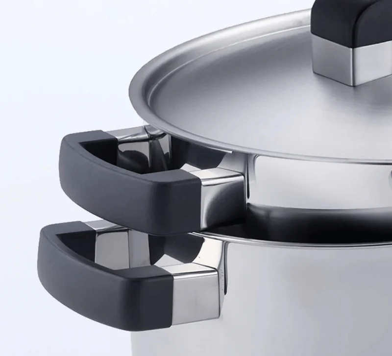 Ensemble de casseroles BK Conical Cool 5 pièces - en inox - Casseroles ø 16, 18, 20, 24 & 16 cm