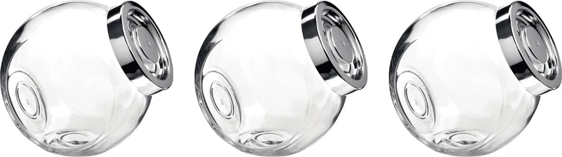 Ensemble de pots de conservation Bormioli Rocco - Pandora - 2 L - 3 pièces