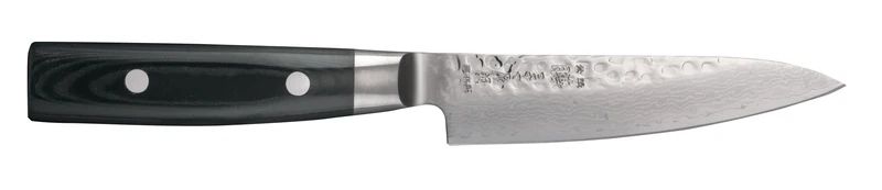 Couteau d'office Yaxell Zen 12 cm - Acier damassé inoxydable 37 plis - Manche en Micarta.