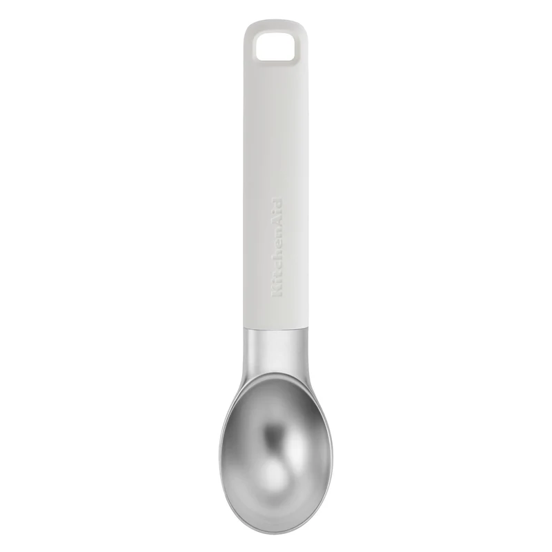 KitchenAid Cuillère à glace - Pelle à glace - Classic Porcelaine Blanche - 21 cm