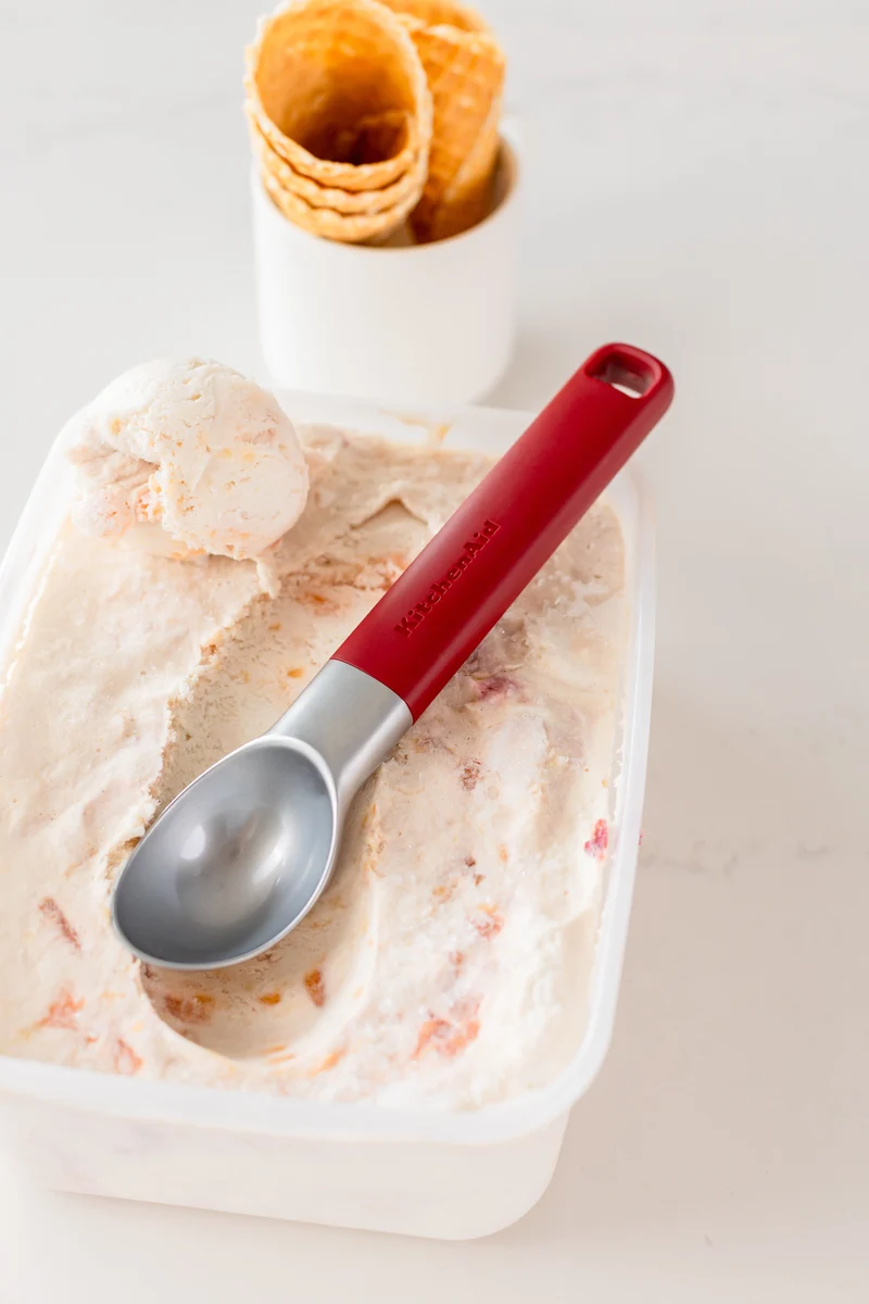 Cuillère a glace KitchenAid - Pelle a glace - Classic Rouge Empire - 21 cm