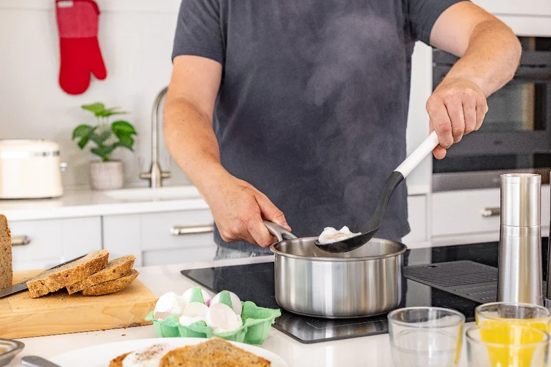 Cuillère KitchenAid - Cuillère à légumes - Classic Porcelaine Blanche - 34 cm
