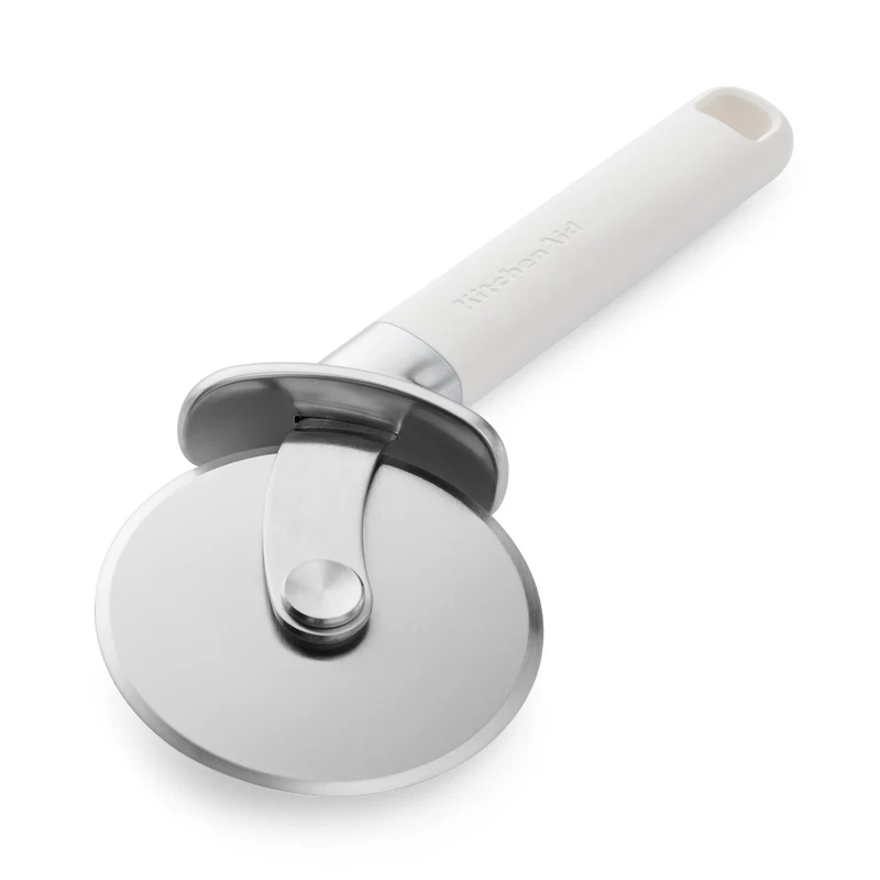 KitchenAid Coupe-pizza - Roulette a pizza - Classic Porcelaine Blanc - 23,5 cm