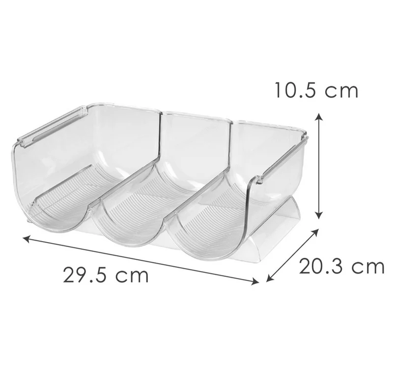 Porte-bouteilles Ghidini pour 3 bouteilles - Plastique - Empilable - Extensible