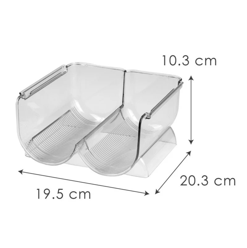 Porte-bouteilles Ghidini pour 2 bouteilles - Plastique - Empilable - Extensible