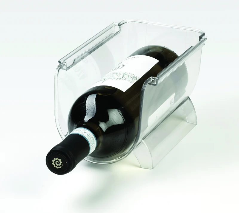 Porte-bouteilles Ghidini pour 1 bouteille - Plastique - Empilable - Extensible