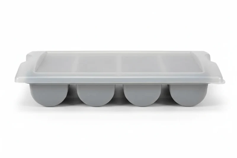 Ensemble de range-couverts Hendi - 4 cases - Couvercle - GN 1/1 - 2 pièces