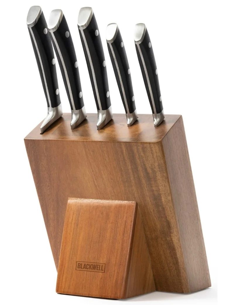 Ensemble de couteaux Blackwell - Bloc a couteaux - Deluxe - 1950 g - 6 pièces