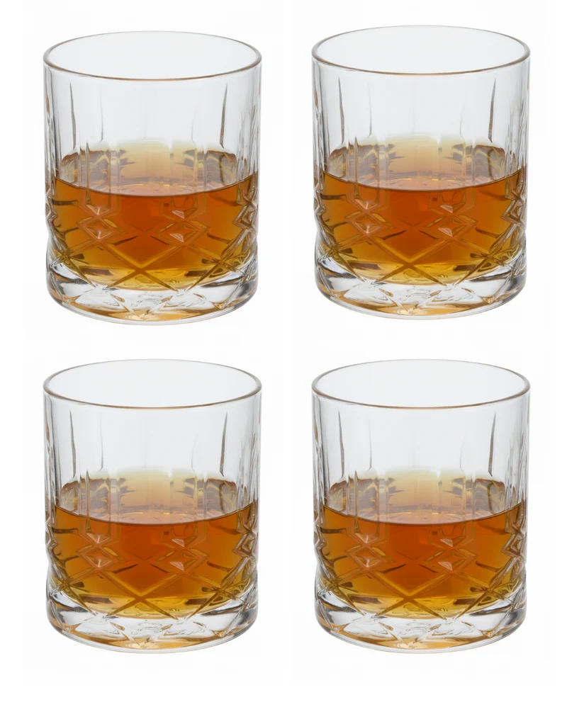 Set de verres a whisky Cookinglife - Verres a eau - Monea - 350 ml - 4 pièces