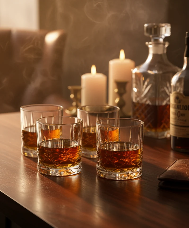 Set de verres a whisky Cookinglife - Verres a eau - Monea - 350 ml - 4 pièces