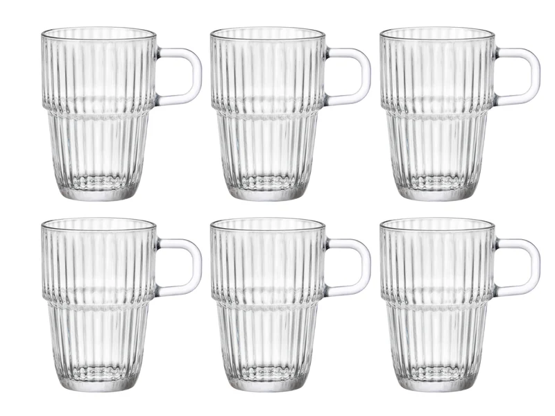 Set de verres a latte Bormioli Rocco - Tasses - Barshine - 315 ml - 6 pieces