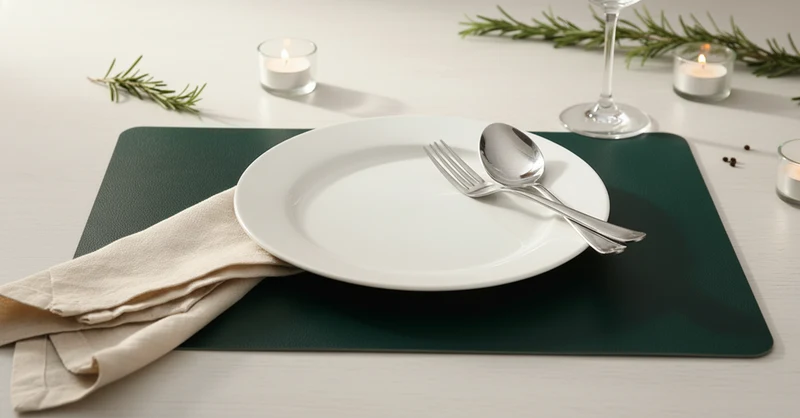 Ensemble de sets de table Cosy&Trendy - Effet cuir - 43x30 cm - 6 pièces