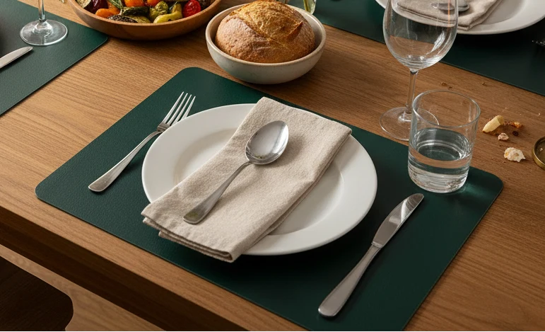 Ensemble de sets de table Cosy&Trendy - Effet cuir - 43x30 cm - 6 pièces