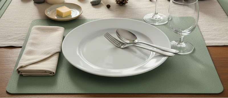 Ensemble de sets de table Cosy & Trendy - Aspect cuir - 43 x 30 cm - 6 pièces