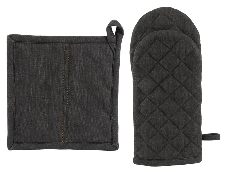 Ensemble de gants de four Cosy&Trendy - Manique - D'nim - TU - 2 pièces