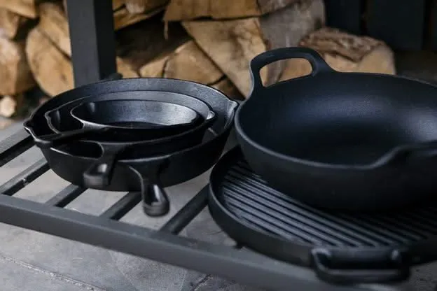 Set de poêles Blackwell - Poêles en fonte - Cast Iron - ø25/23x23cm - 2 pièces