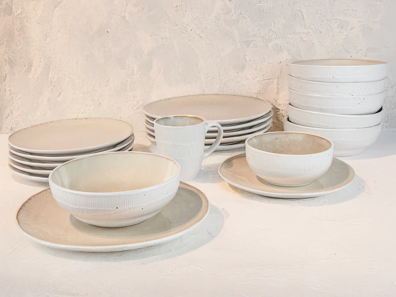 Ensemble de mugs Cookinglife - Mugs à café - Nola Sand - 350 ml - 6 pièces