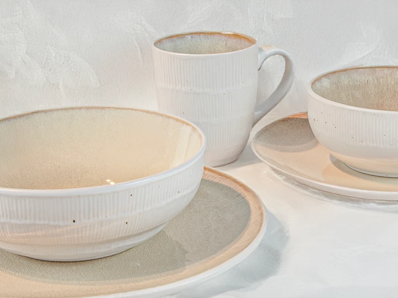 Ensemble de mugs Cookinglife - Mugs à café - Nola Sand - 350 ml - 6 pièces