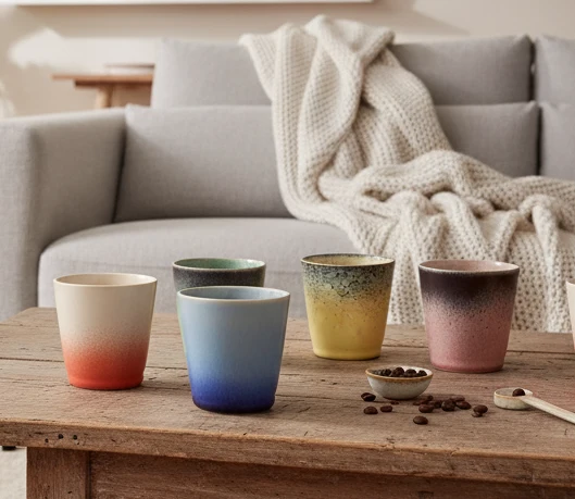 Set de service à café Studio Tavola - Tasses et mugs - Fire - 12 pièces