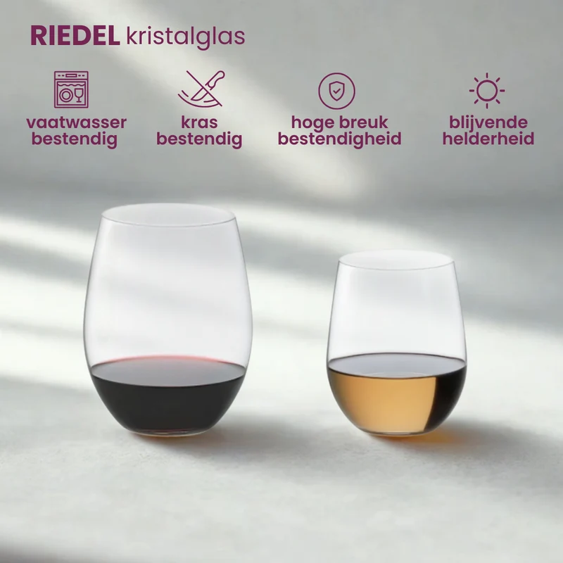 Ensemble de verres a vin Riedel - Viognier - O Wine - 320 ml - 8 pièces