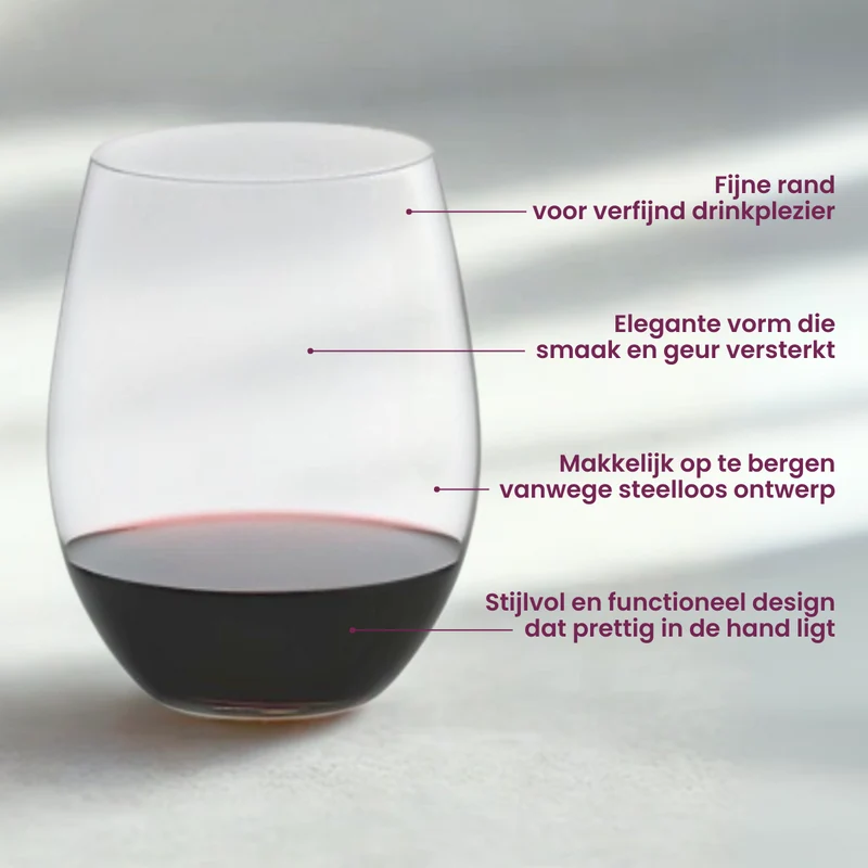 Set de verres à vin Riedel - Verres à vin blanc - O Wine - 320ml - 2 pièces